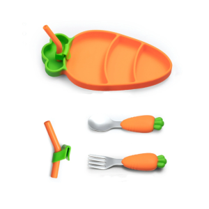 Carrot Baby Silicone Lunch Box1