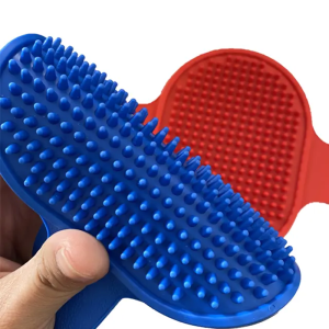 OEM Silicone Dog Shampoo Grooming Brush Suppliers1