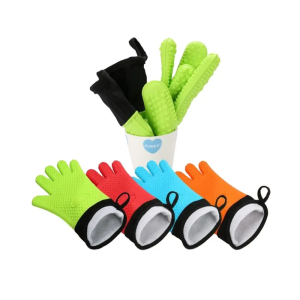 Custom Heat Resistant Silicone Microwave Gloves Oven Mitts for BBQ Applications Factory1