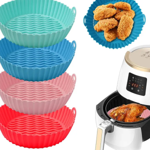 Customized Foldable Silicone Air Fryer Liners for Baking Kitchen Usage Manufacturers5
