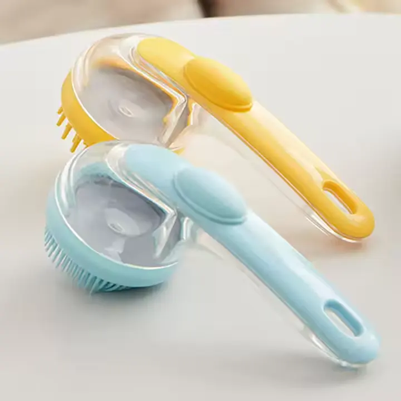 Custom Soft Pet Shower & Grooming Brush with Logo Custom Solution Manufactures1