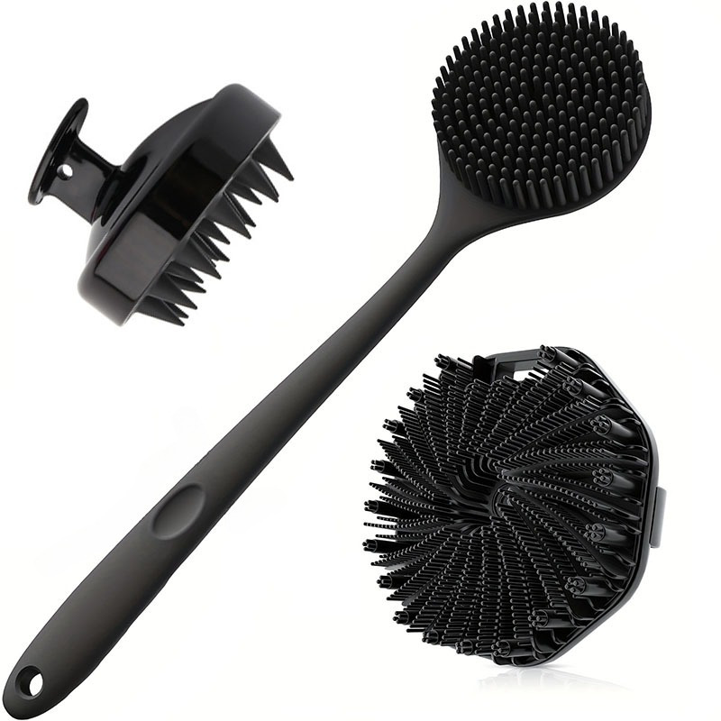 Custom Manufacturing of Silicone Bath Brush Sets for Premium Bathroom Accessories6