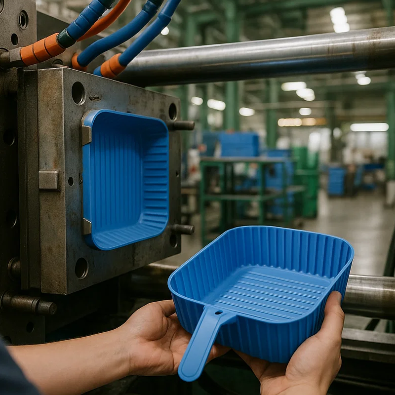 How We Produce and Personalize High-Quality Silicone Liners for Air Fryers and Ovens4