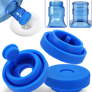 Customized Reusable Spill-proof Silicone Water Jug Bottle Cap Lids for Drinkware Accessories Suppliers2