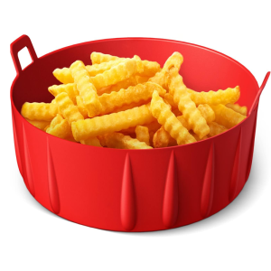 OEM Reusable Food Grade Silicone Air Fryer Liners Basket Bowl Replacement of Flammable Parchment Paper Manufacturing1