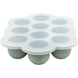 OEM Silicone Baby Food Freezer Tray with Clip-on Lid Perfect for Homemade Baby Food Suppliers1