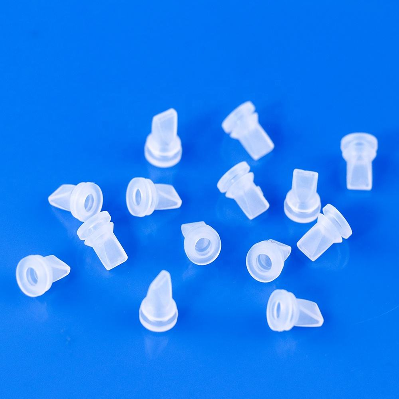 Custom Silicone Compression Molding FVMQ Silicone Small Duckbill Valve Manufacturing2