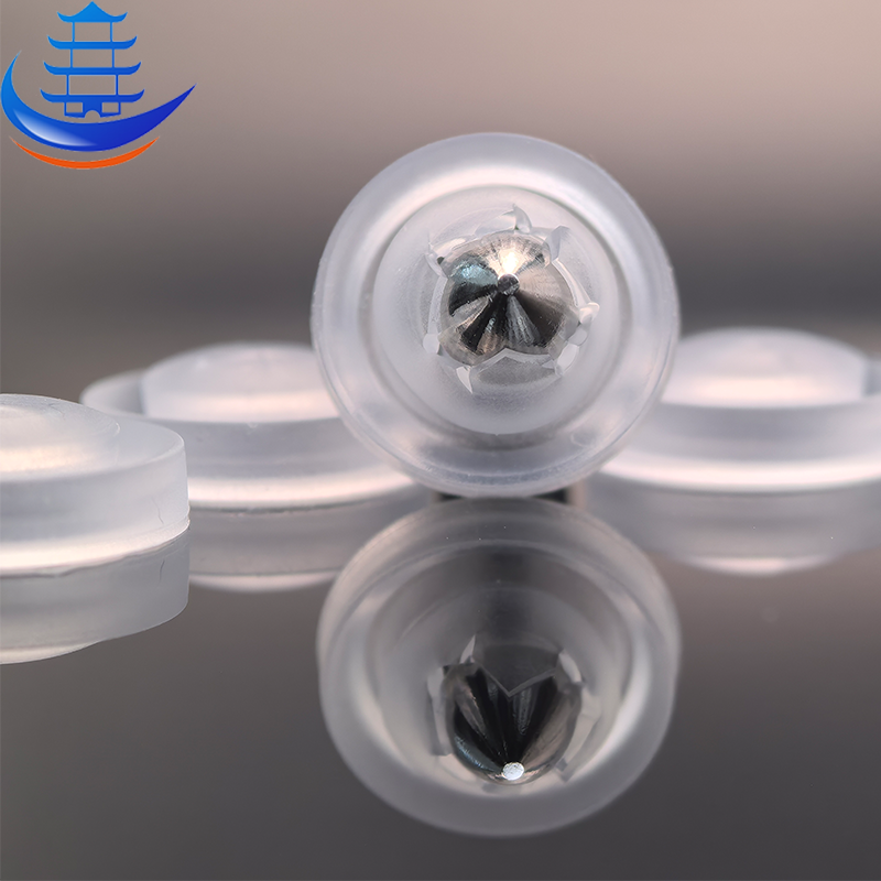 Customized LSR Injection Molding High Quality Cross Slit Silicone Rubber Flip Top Cap Dispensing Valves Factory1