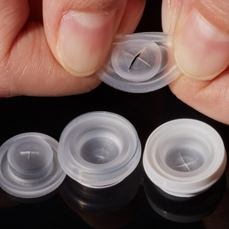 Customized One Way Silicone Valve FDA Approved Leak Proof For Dispensing Closures Supplier2