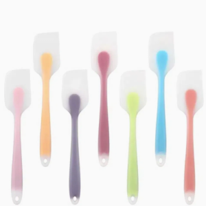 OEM Food Grade Non-Stick Heat Resistant Baking Cooking Silicone Spatulas with Custom Logo Service Factory3