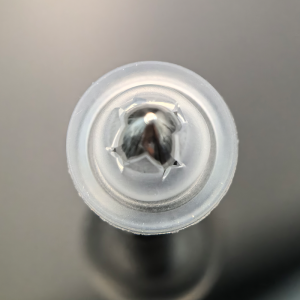 OEM Food Grade Silicone Rubber Miniature Cross Silicone Valves for Sauce Honey Squeeze Bottle Factory3