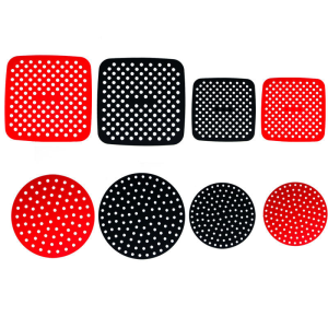 White Label Reusable Silicone Air Fryer Liner Basket Mats with Heat Resistant Performance Suppliers2