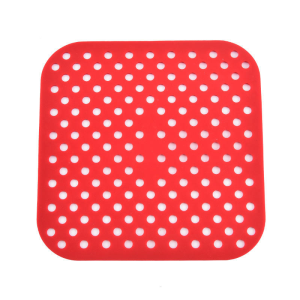 White Label Reusable Silicone Air Fryer Liner Basket Mats with Heat Resistant Performance Suppliers3