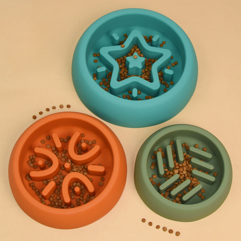 Custom Silicone Dog Bowls for Food Slow Pet Feeding1