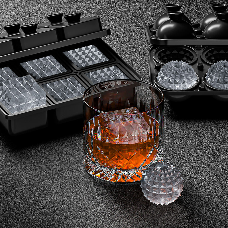 Customized Silicone Ice Cube Tray for Whiskey With Lids Factory1